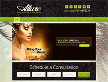 Tablet Screenshot of allurevip.com